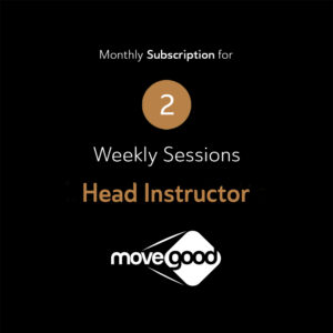 Movegood Subscription | 2 Sessions Weekly with Head Instructor
